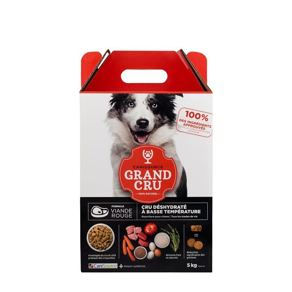 Canisource Grand Cru Nourriture Pour Chien, Viande Rouge 5kg