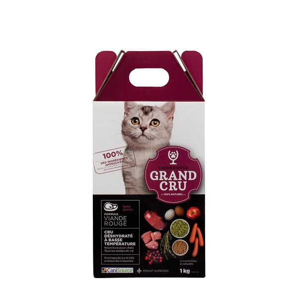 Canisource Grand Cru Nourriture Pour Chat, Viande Rouge 1 Kg