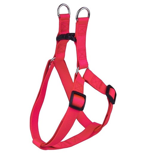 Harnais rouge pour chien grandeur large 17-26" - La boite à Penny