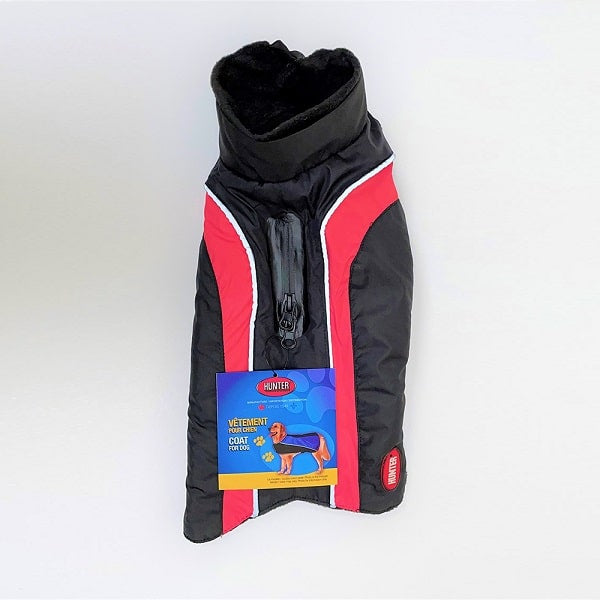 Hunter Manteau CityLife Doublé Polaire rouge et noir grandeur 26 - La boite à Penny