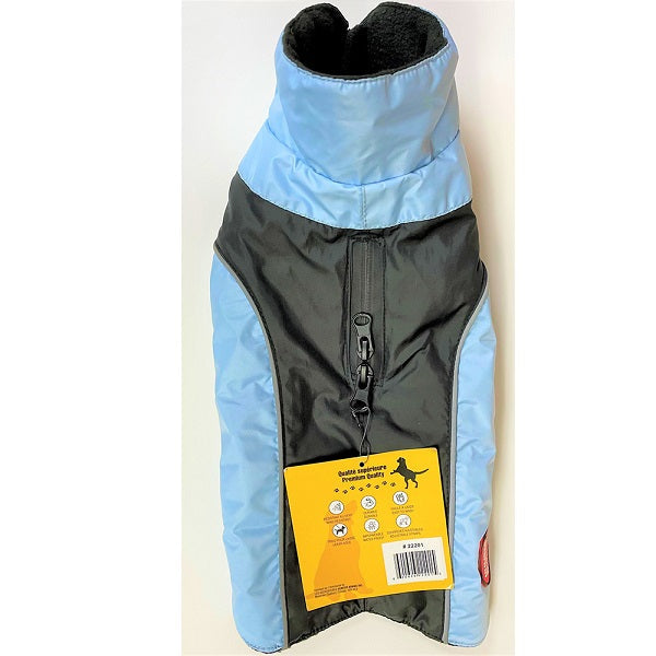 Hunter Manteau CityLife Doublé Polaire bleu et noir grandeur 18 - La boite à Penny