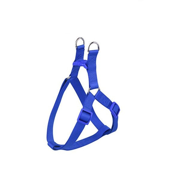 Harnais bleu pour chien grandeur large 17-26" - La boite à Penny