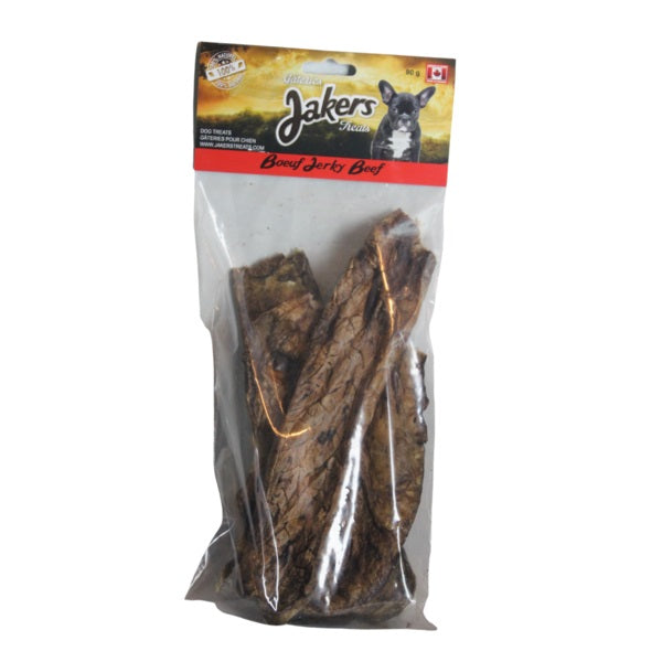 Jakers Treats Jerky au boeuf 80g - La boite à Penny