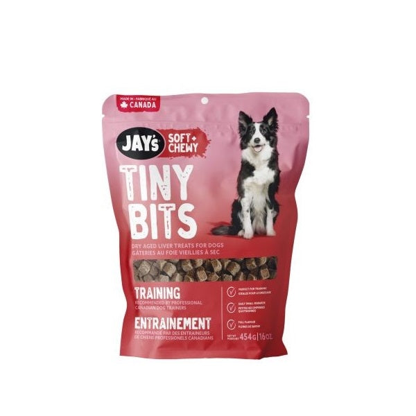 Jay's Tiny Bits d'entraînement Porc 454g - La boite à Penny