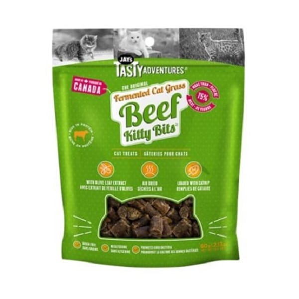 Jay's Kitty Bits fermentées au boeuf 60g