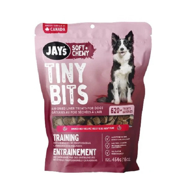 Jay's Tiny Bits d'entraînement Boeuf Fumé 454g