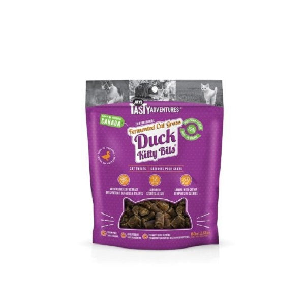 Jay's Kitty Bits fermentées au canard 60g