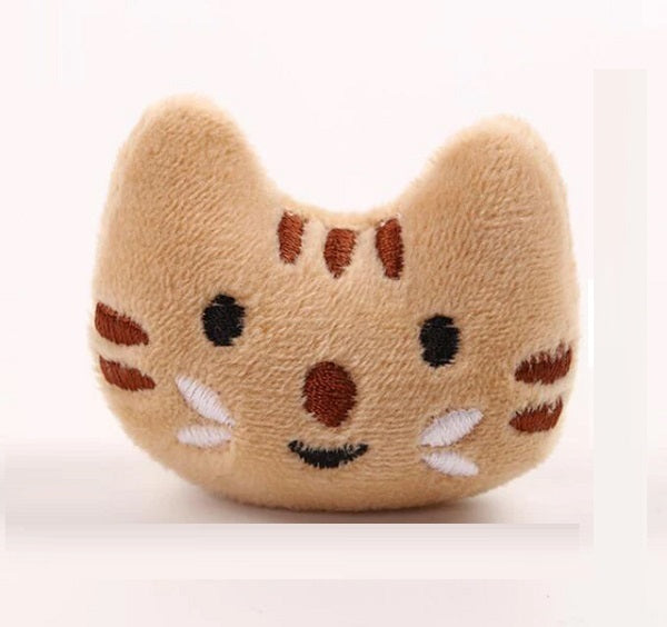 Jouet en peluche minet pour chat avec herbes à chat - La boite à Penny