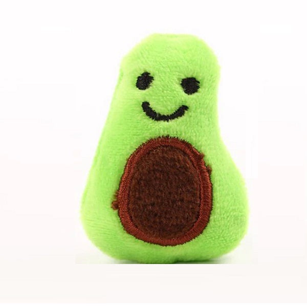 Jouet en peluche avocat pour chat avec herbes à chat - La boite à Penny