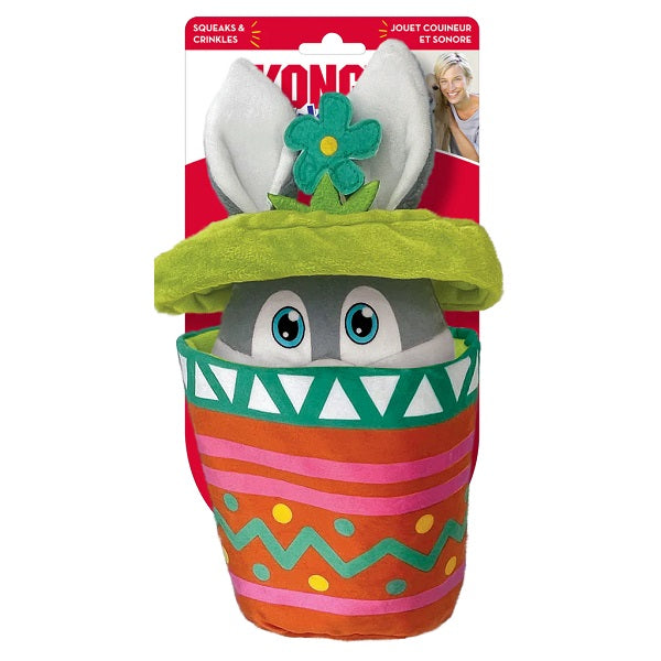 KONG Puzzlements Lapin en Pot de Fleur 2 en 1