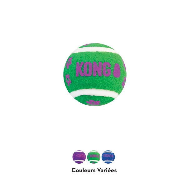 Kong jouet interactif pour chat balles de tennis - La boite à Penny