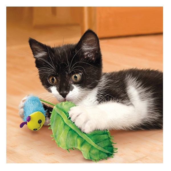 Kong Flingaroo jouet interactif pour chat forme chenille - La boite à Penny