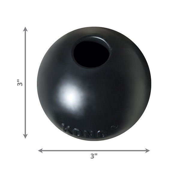 Kong extrême balle noir format medium/large - La boite à Penny