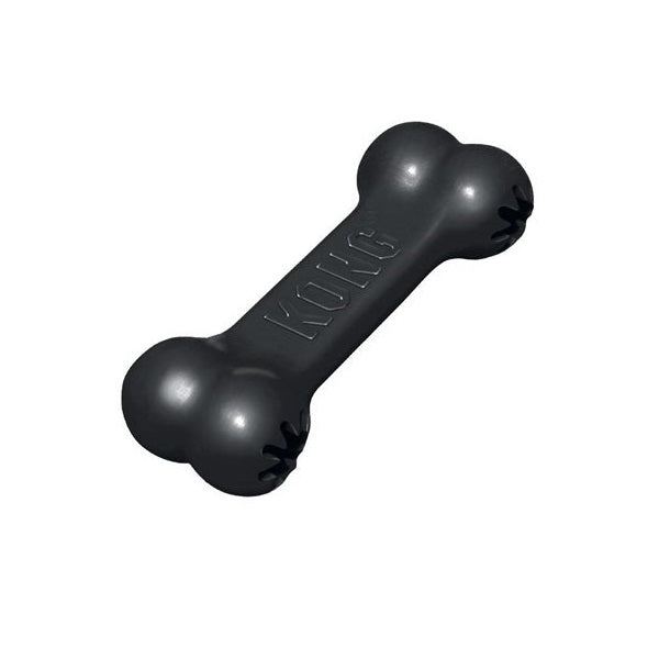 Kong extrême goodie Os en caoutchouc résistant noir format medium - La boite à Penny