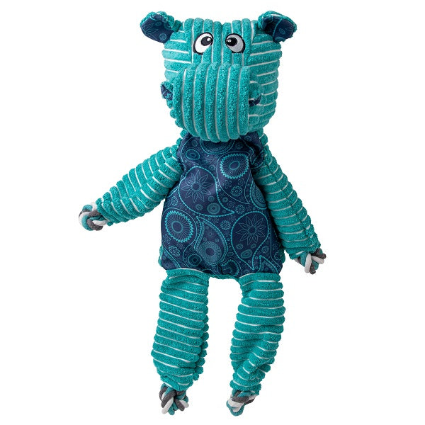 KONG Floppy Knots Hippopotame bleu JUMBO