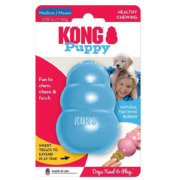 Kong chiot format medium bleu - La boite à Penny