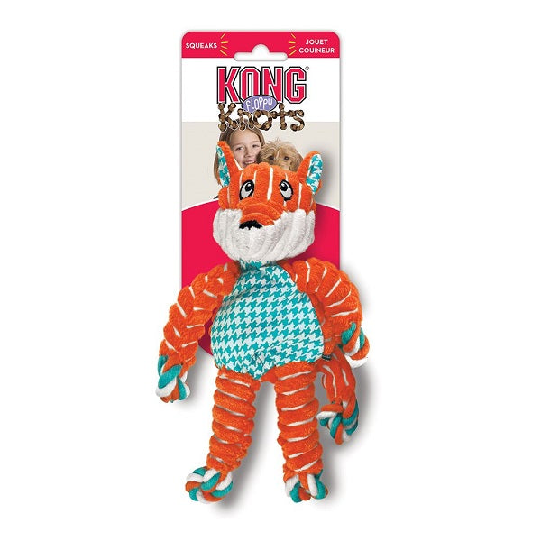 Kong Floppy Knots renard large - La boite à Penny