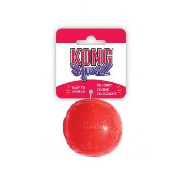 KONG Squeezz Balle Assorti couineur Moyen - La boite à Penny
