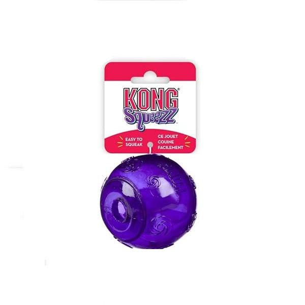 KONG Squeezz Balle Assorti couineur Large