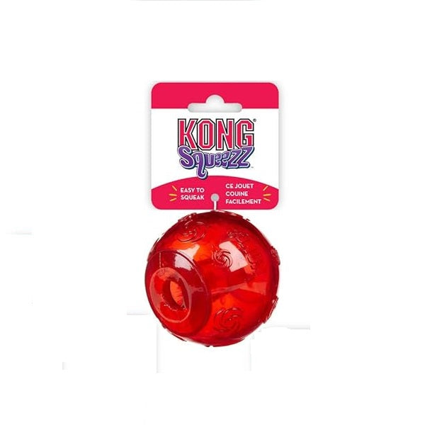 KONG Squeezz Balle Assorti couineur Large
