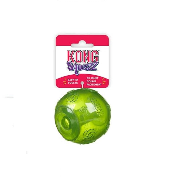 KONG Squeezz Balle Assorti couineur Large