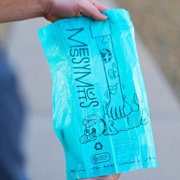 Messy Mutts Sacs De Ramassage, 16 Rouleaux