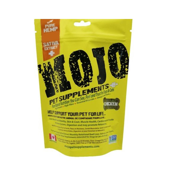 Mojo Poulet, Suppléments Pour Chiens Et Chats à Base De Chanvre, 192g