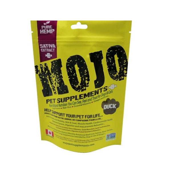 Mojo Canard, Suppléments Pour Chiens Et Chats à Base De Chanvre, 116g