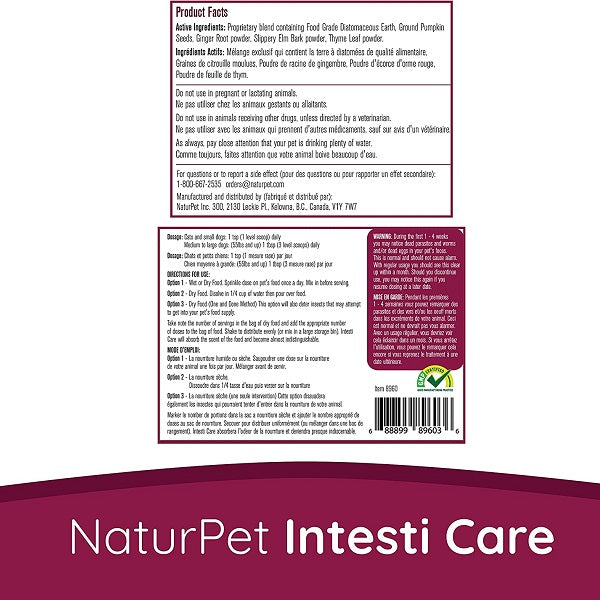 NATURPET soins intestinaux 165 gr - La boite à Penny