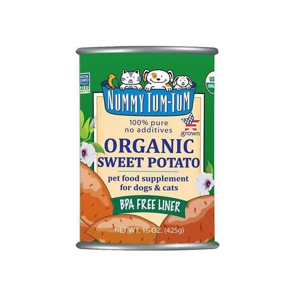 Nummy Tum-Tum complément patate douce biologique pour chien et chat 425 gr