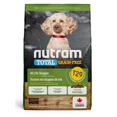 Nutram Total T29 Chien Petite Race Sans Grains Agneau Et Lentilles 12lbs - La boite à Penny