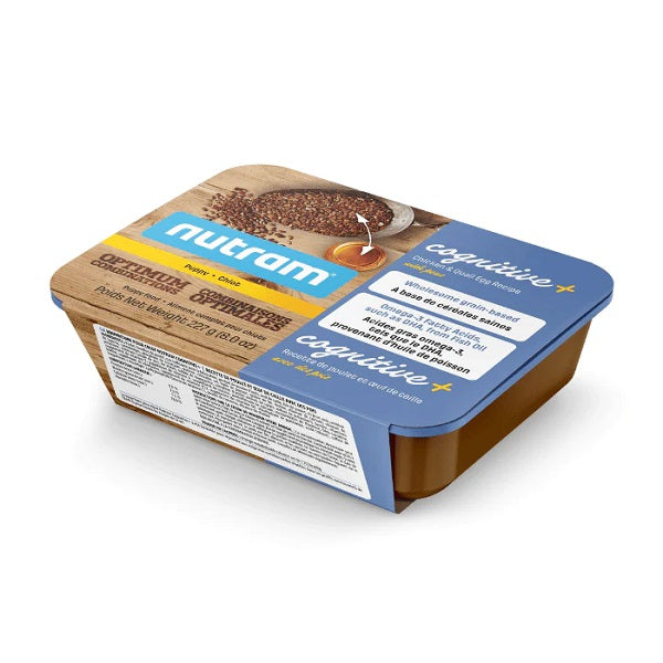 Nutram Combinaisons Optimales Cognitive+ Chiot Poulet, Oeuf De Caille & Pois 227g