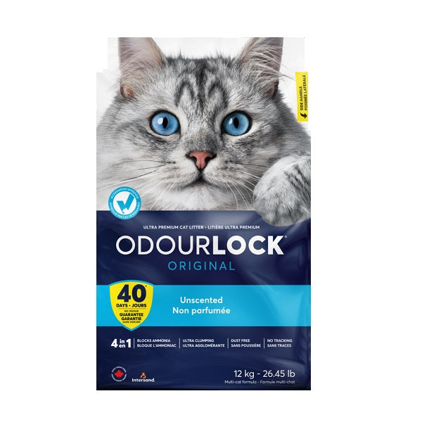Intersand Odourlock Litière Agglomérante Non Parfumée 12kg