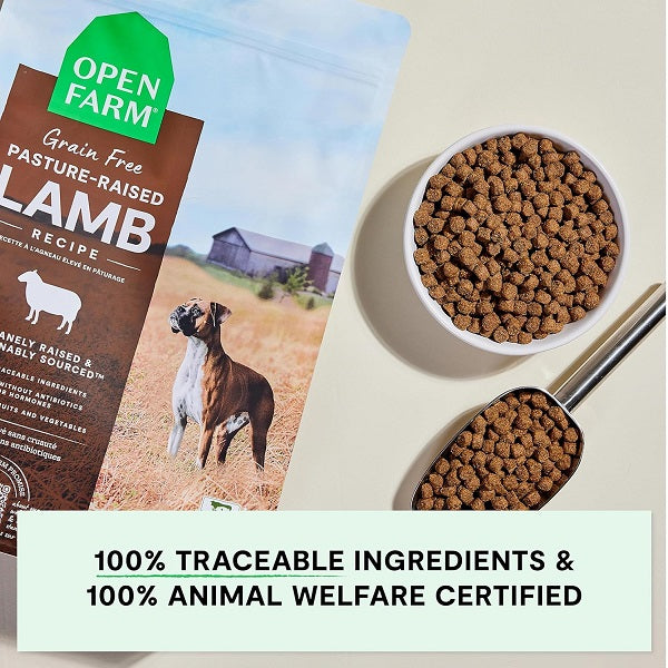 OPEN FARM Agneau Élevé au Pâturage pour chien 22 lbs