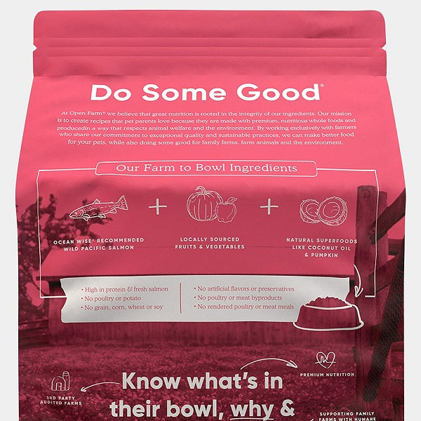 OPEN FARM Saumon Sauvage pour chats - 8lb