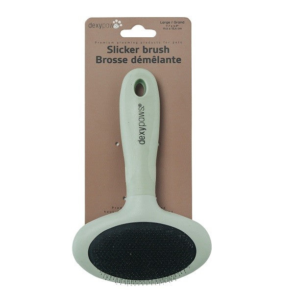 Dexypaws Outils De Toilettage Ou De Soins, Brosse Démêlante à Poils Métalliques (slicker) - Grande