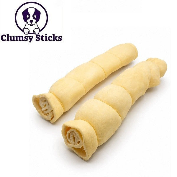 Clumsy Stick Rouleau de Joue de Buffle 12 '', blanc