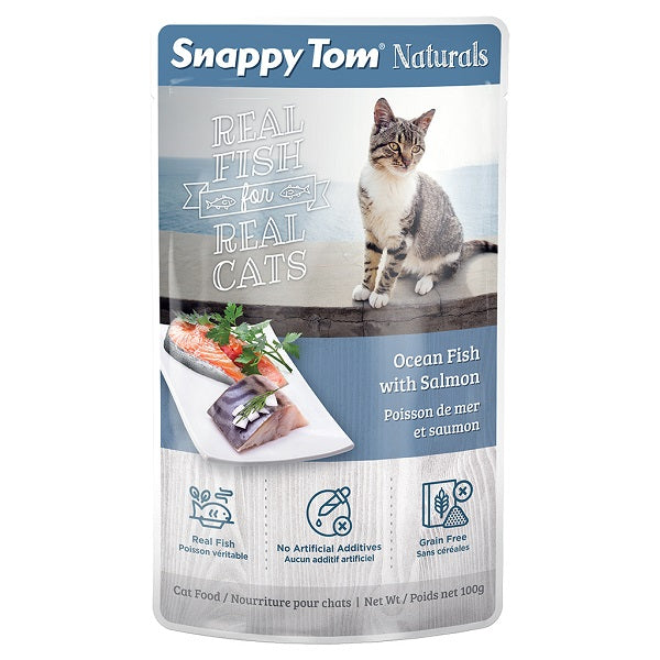 Snappy Tom Poisson de Mer et Saumon 100g