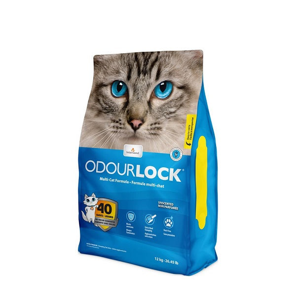Intersand Odourlock Litière Agglomérante Non Parfumée 12kg