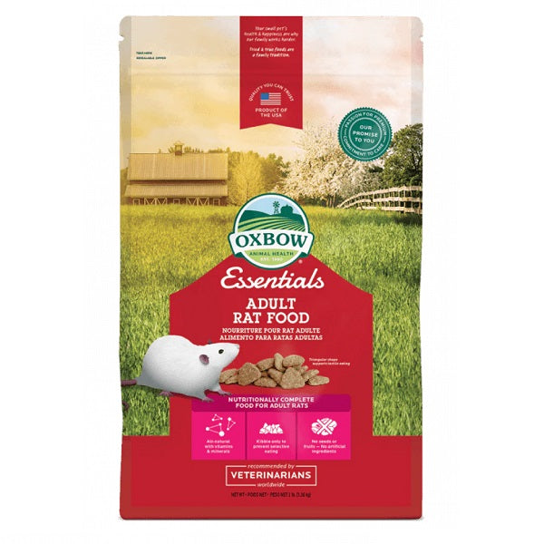 Oxbow Essentials Nourriture pour Rats Adulte 3lb - La boite à Penny