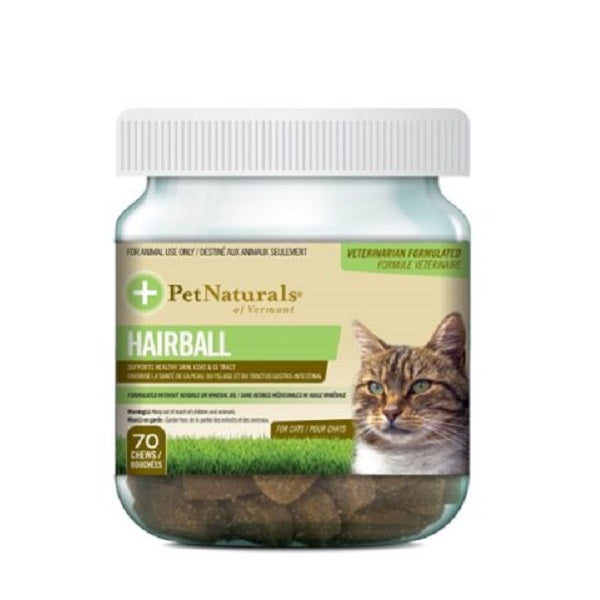 Pet Naturals Contrôle boules de poils à mâcher pour chats 70mcx