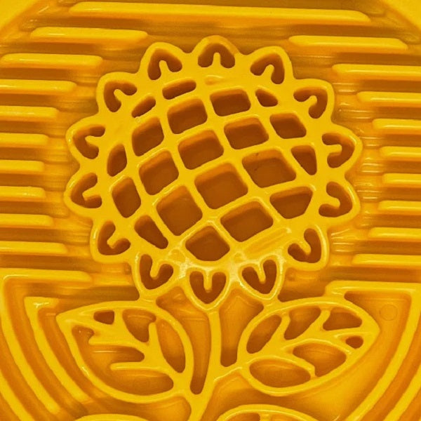 Plat à lécher Sodapup Terre -Jaune - La boite à Penny