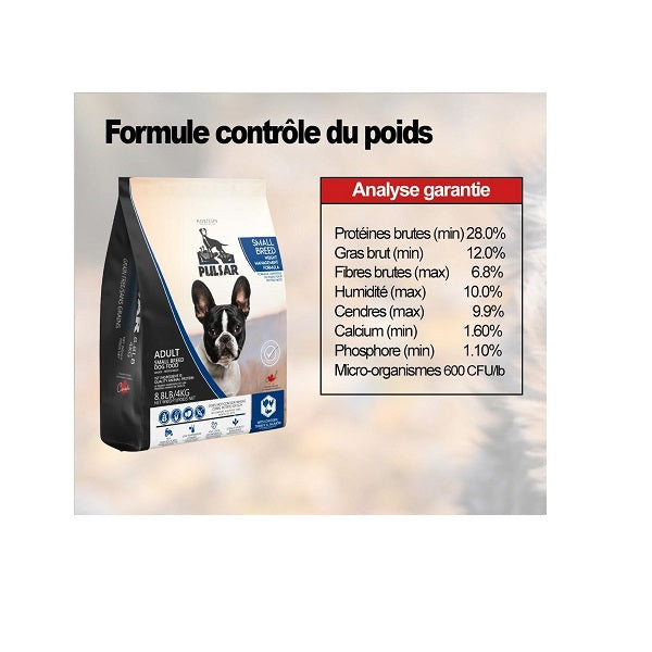 PULSAR Petites Races Contrôle du poids 1.5kg