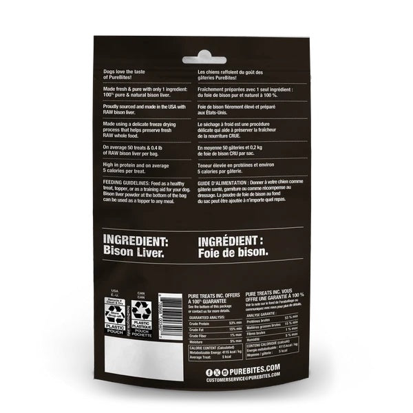 Purebites Wild Bison 60g