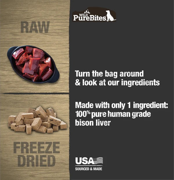 Purebites Wild Bison 60g