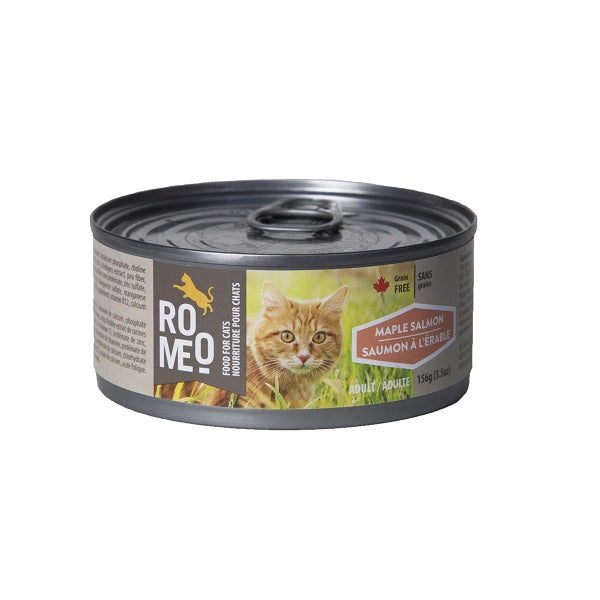 ROMEO Saumon à l'Érable pour chat 85g - La boite à Penny