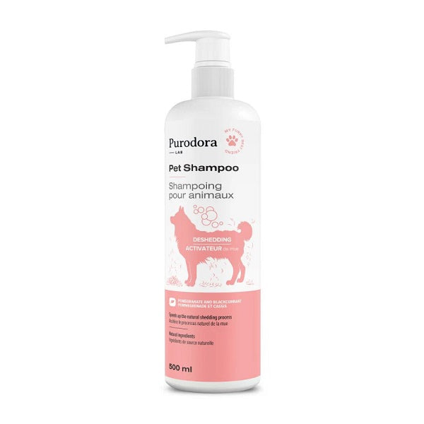 Purodora Lab Shampoing pour animaux activateur de mue 500ml