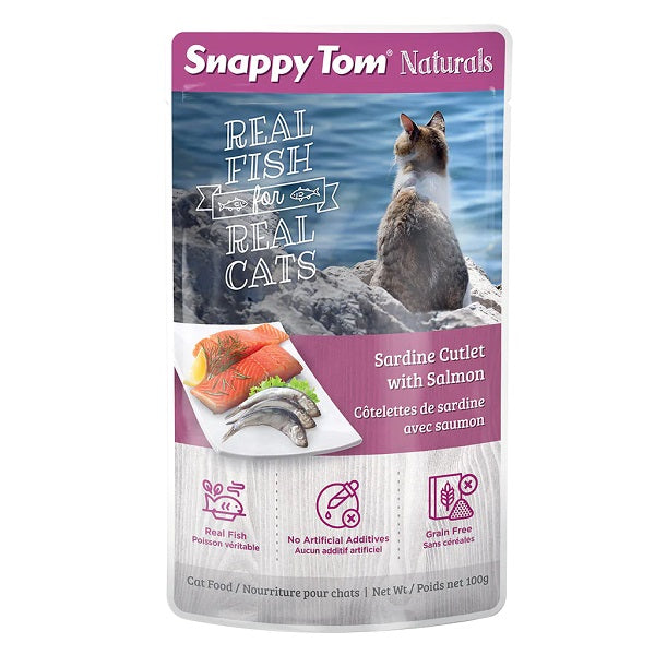 Snappy Tom Sardine et Saumon 100g - La boite à Penny