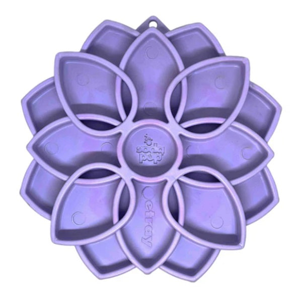 SodaPup Plateau Ralentisseur Mandala Mauve avec ventouse