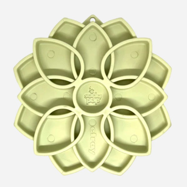 SodaPup Plateau Ralentisseur Mandala Vert avec ventouse